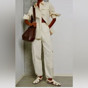 TOTEME high waisted cargo trousers, size EU 38, US 8